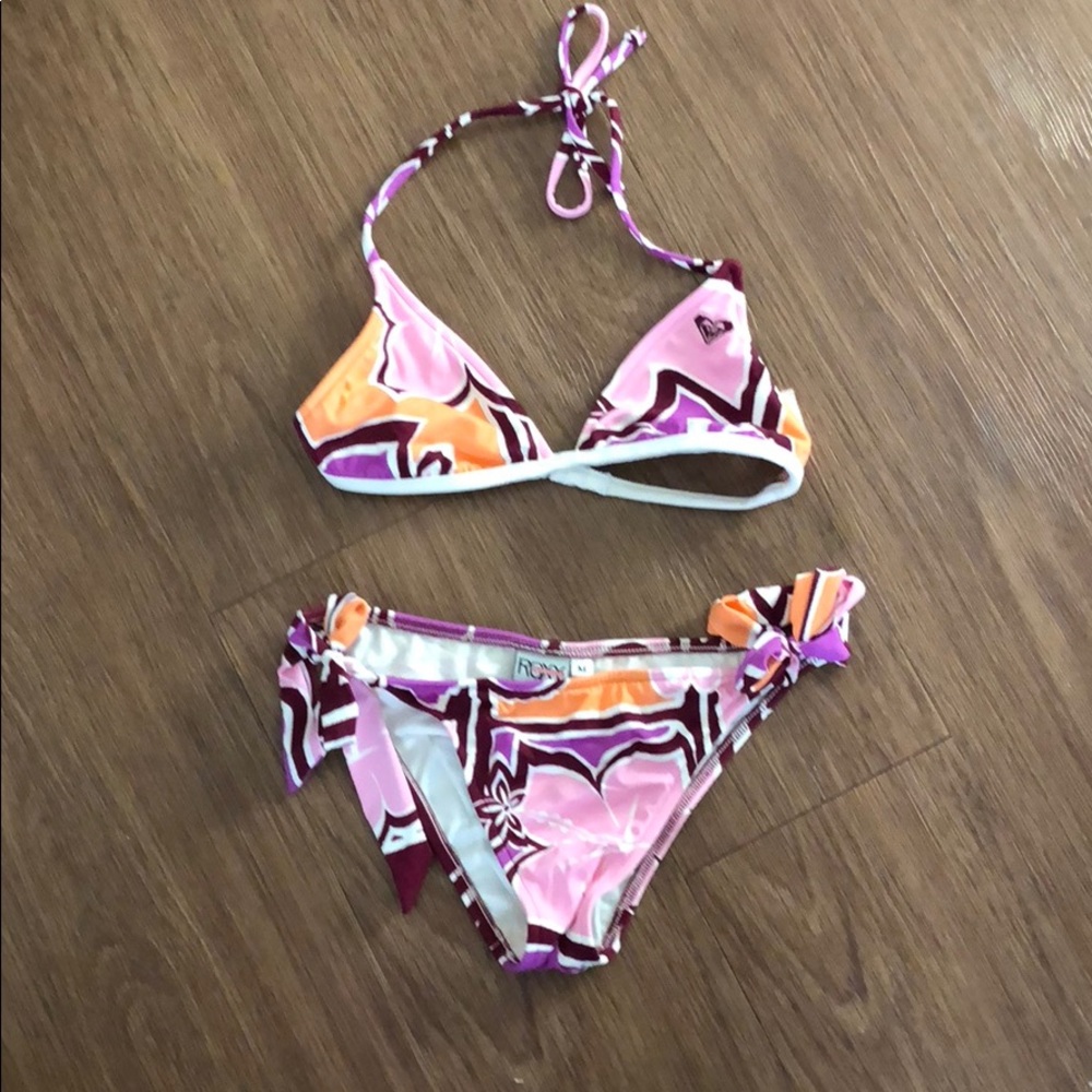 Hawaiian Print Roxy Bikini